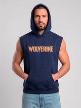 Polerón Musculosa con Capucha Wolverine | Navy