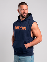Polerón Musculosa con Capucha Wolverine | Navy