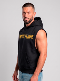 Polerón Musculosa con Capucha Wolverine | Black