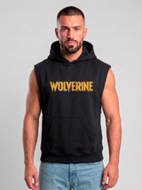 Polerón Musculosa con Capucha Wolverine | Black