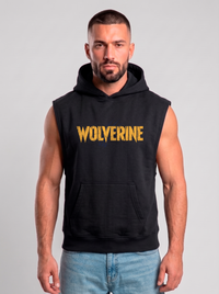 Polerón Musculosa con Capucha Wolverine | Black