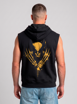 Polerón Musculosa con Capucha Wolverine | Black