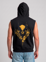 Polerón Musculosa con Capucha Wolverine | Black