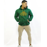 Poleron canguro Strong gym aress verde