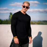 Polera Long Fit  aress  Manga larga