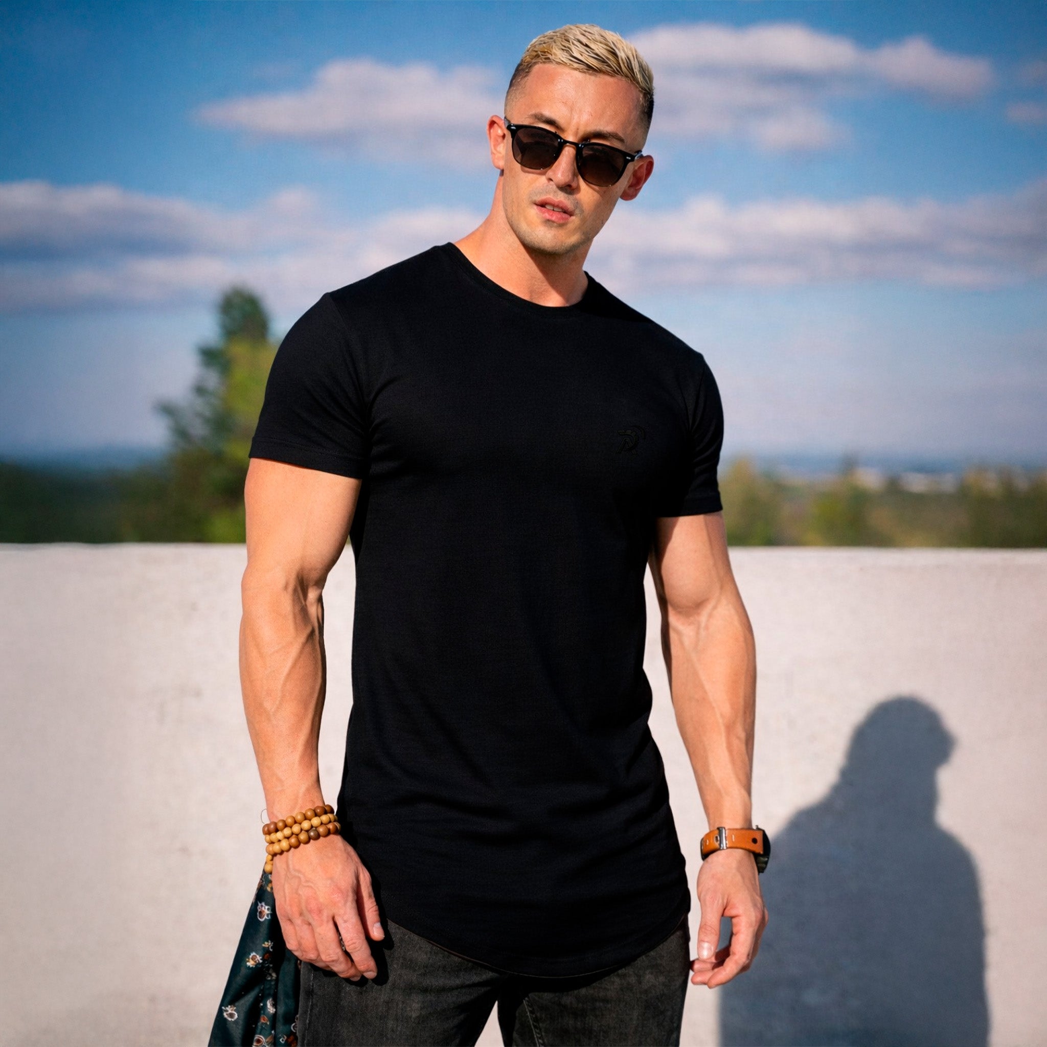Polera Long Fit  aress  Manga Corta