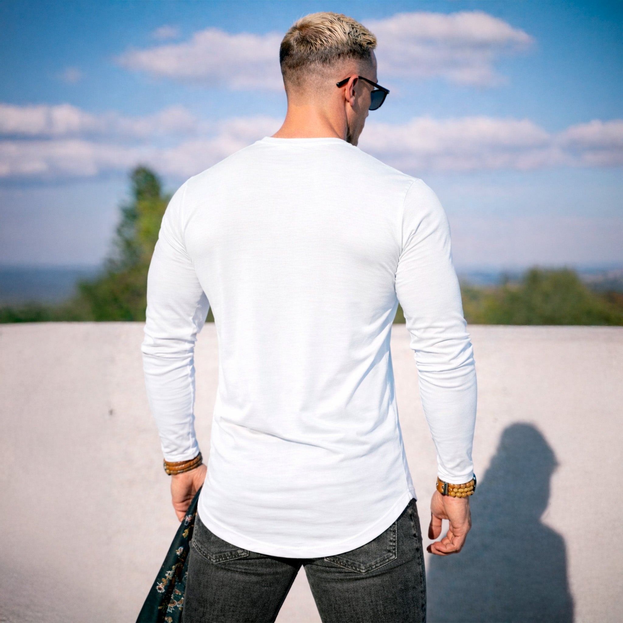 Polera Long Fit  aress  Manga larga