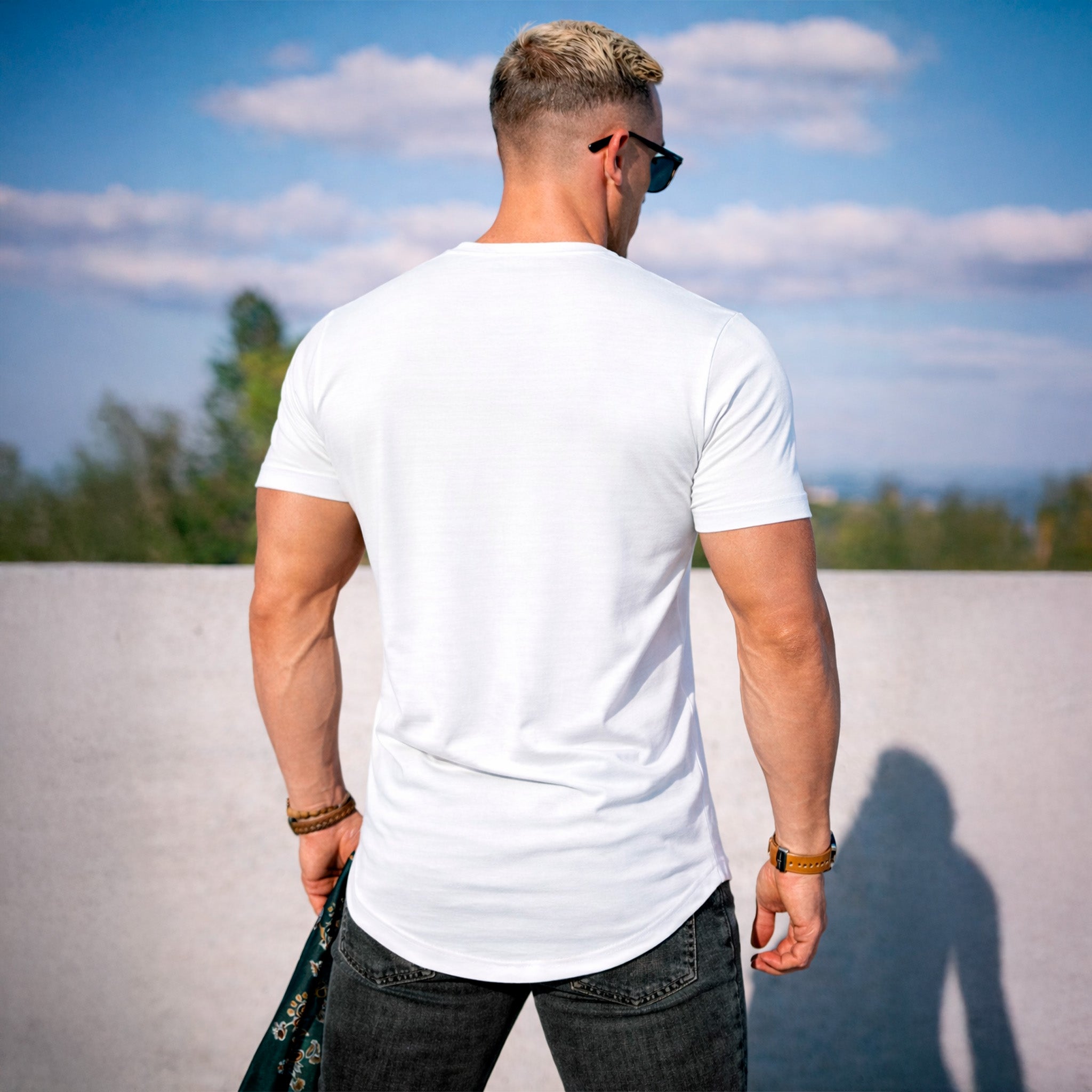 Polera Long Fit  aress  Manga Corta
