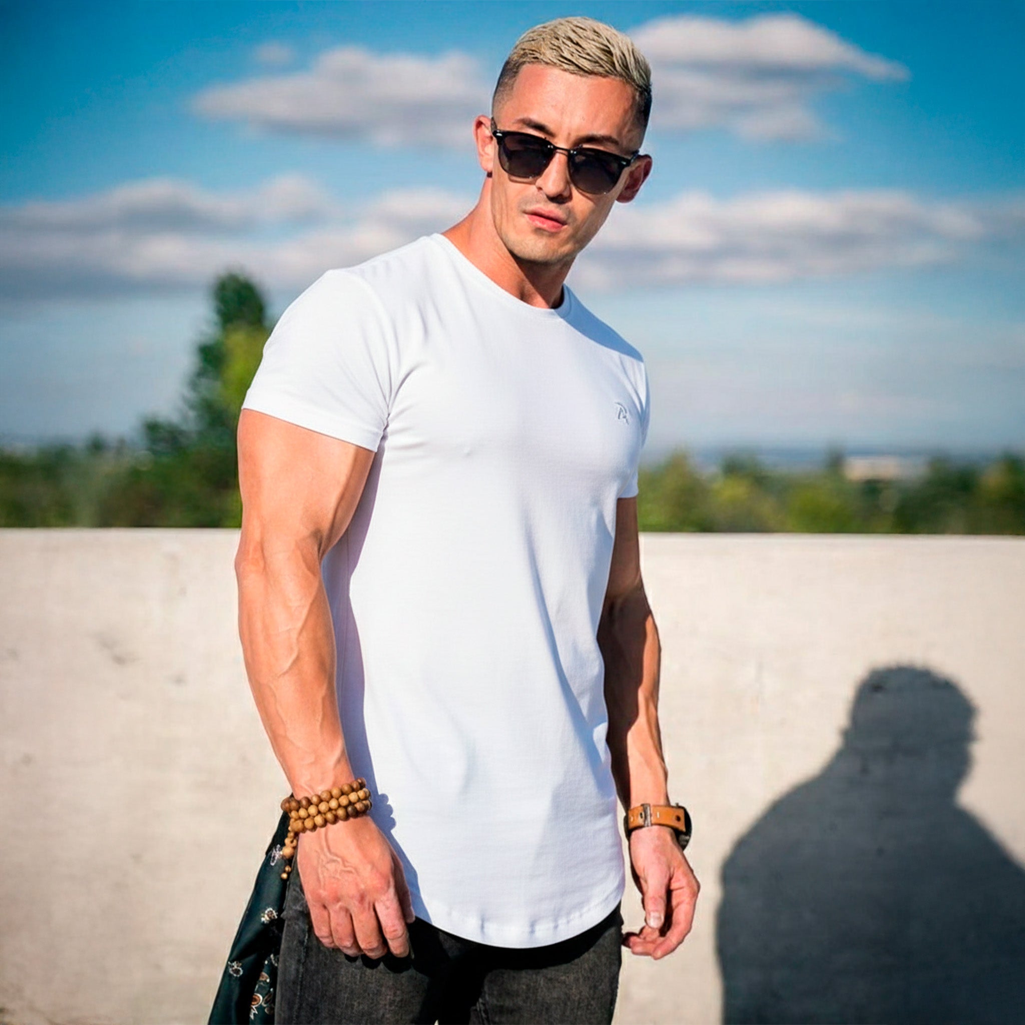 Polera Long Fit  aress  Manga Corta