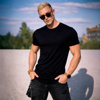 Polera Long Fit  aress  Manga Corta