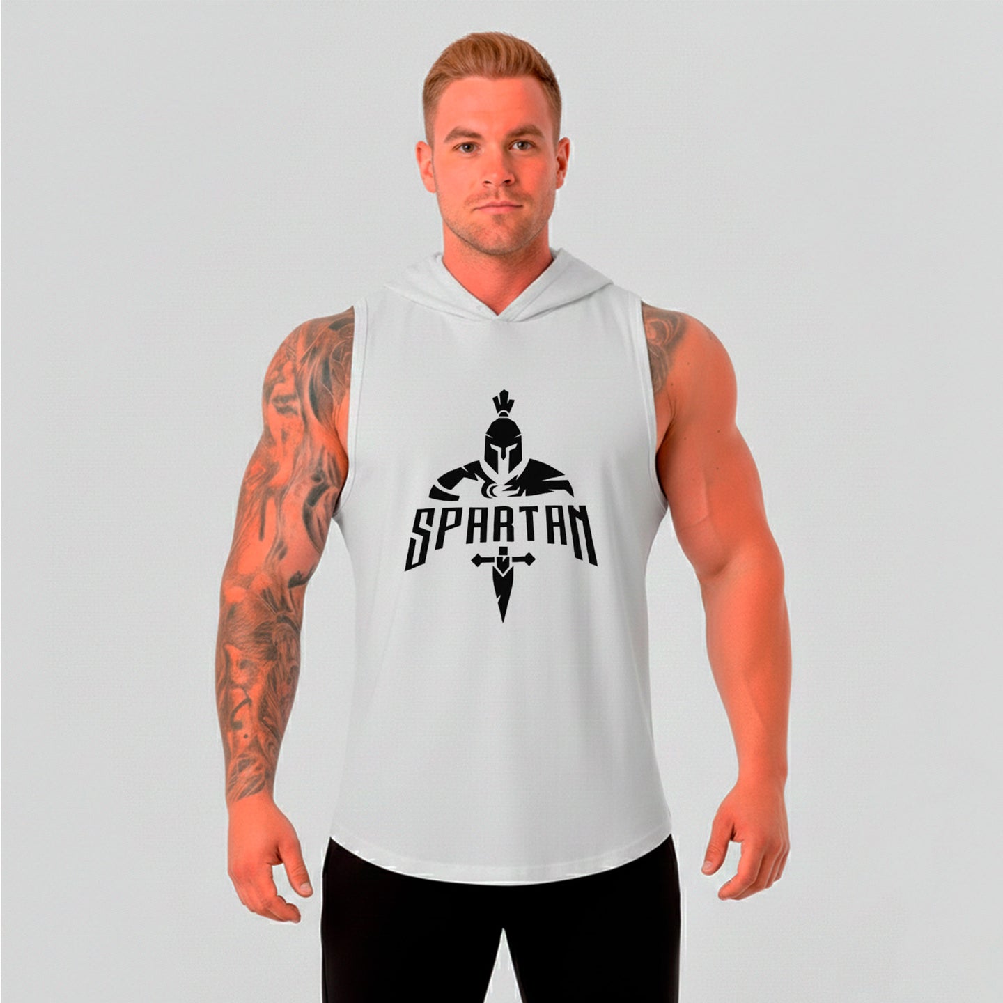 Polera Musculosa Spartan white