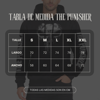 Polerón Canguro The Punisher – Negro