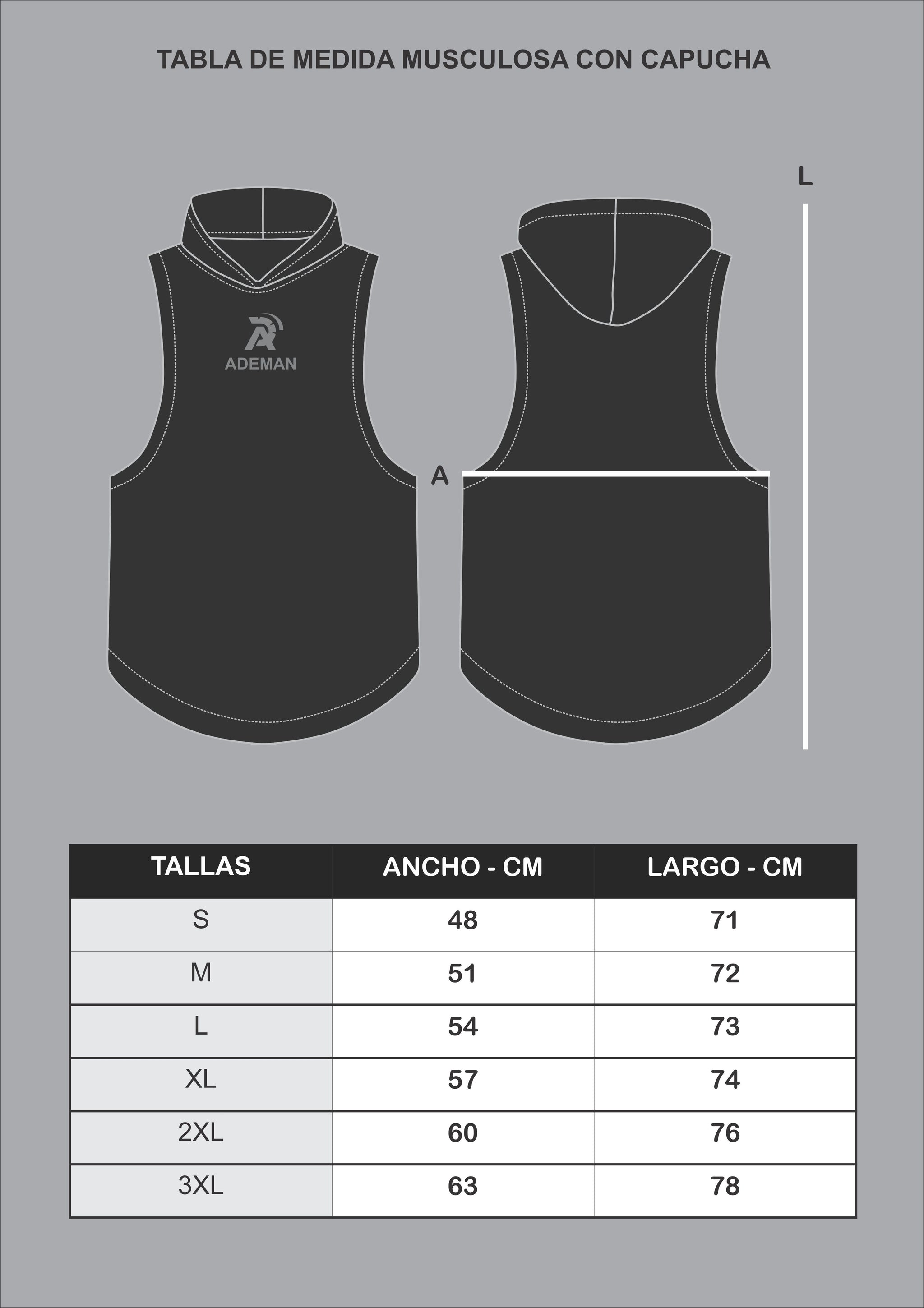 Polera Musculosa con Capucha Black | Vengeance