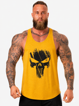 Polera Musculosa Tirante Punisher – Amarillo