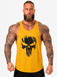 Polera Musculosa Tirante Punisher – Amarillo