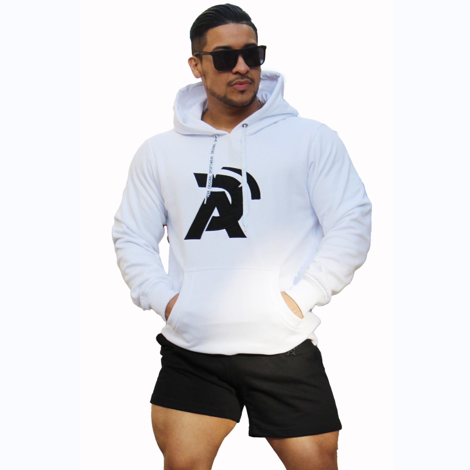 Poleron canguro aress blanco – ADEMAN