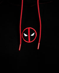 Poleron canguro con capucha DEADPOOL Maximum Effort black - Pre-venta