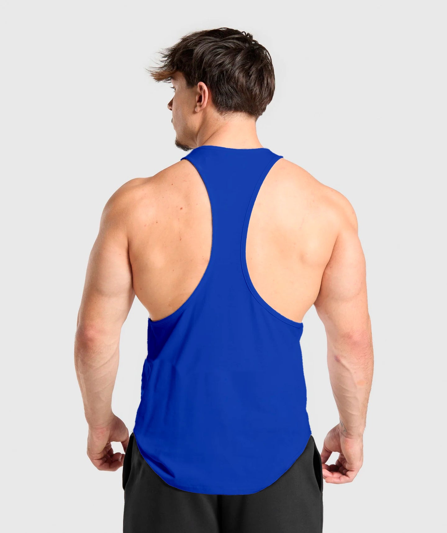 Polera musculosa Tirante lisa - azul rey