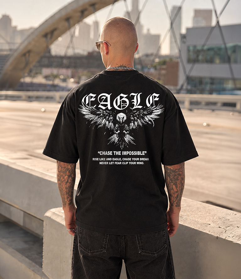 Polera Oversize EAGLE Black