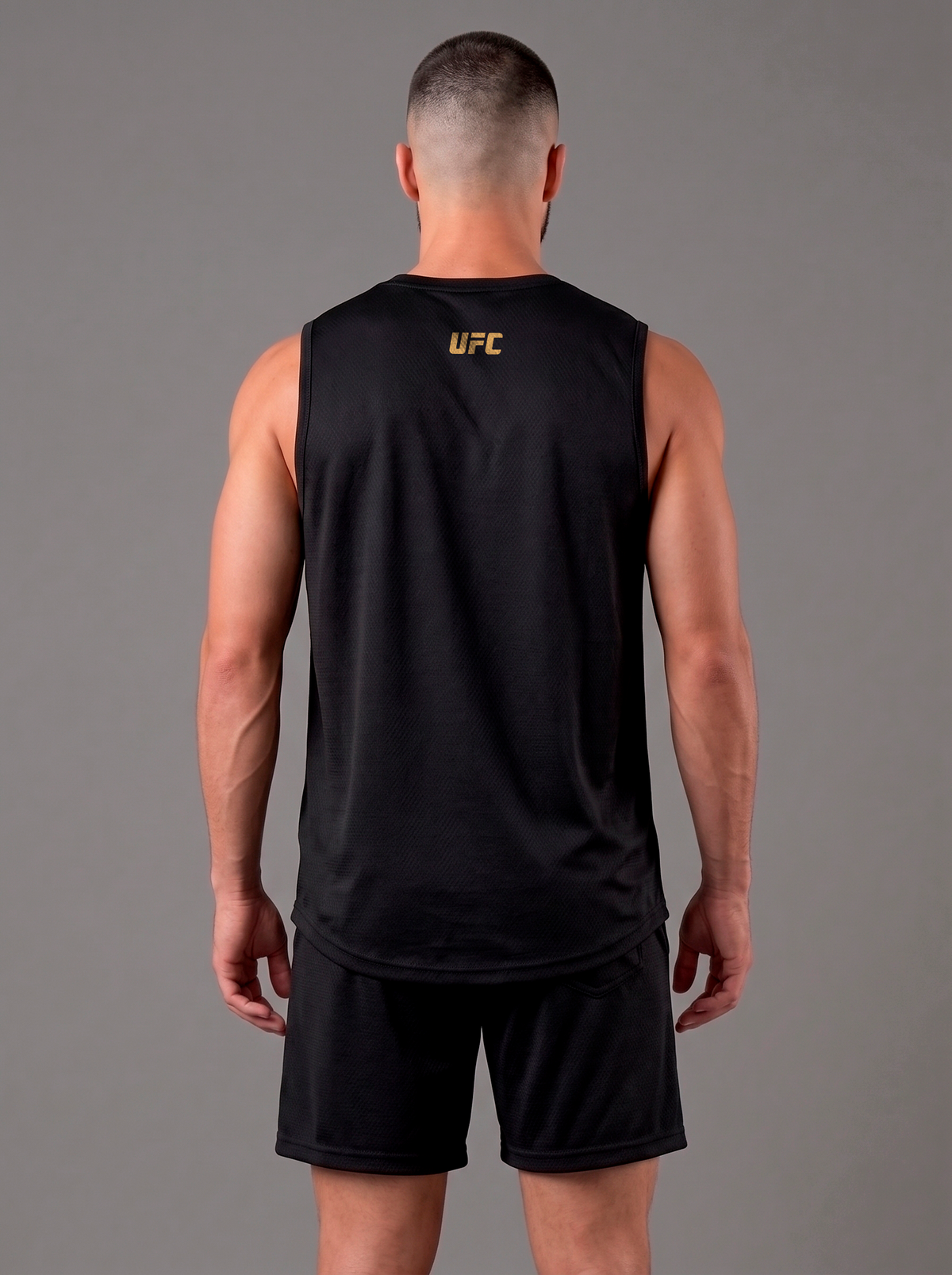Polera Musculosa Dri-Fit Panal Black | UFC 1993