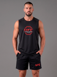 Polera Musculosa Dri-Fit Panal UFC / black