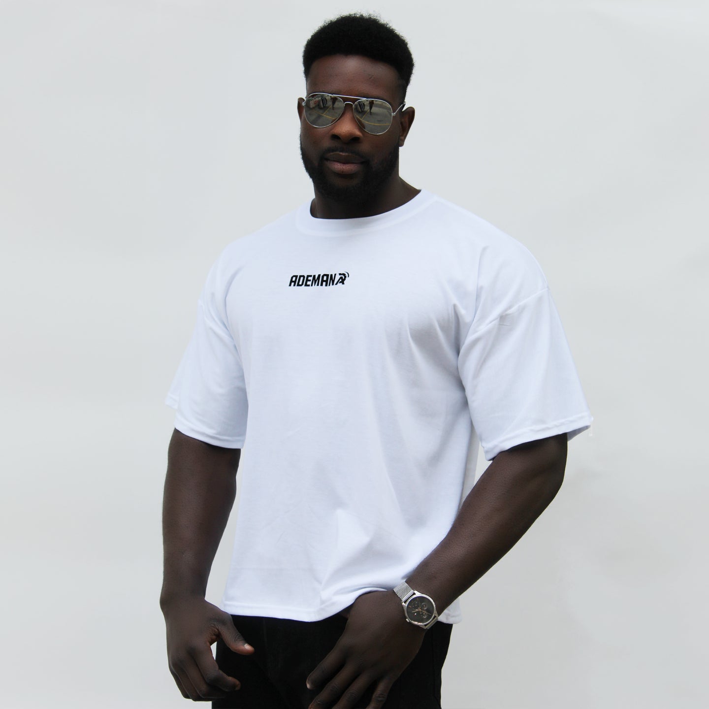 Polera oversize  edition Champion white