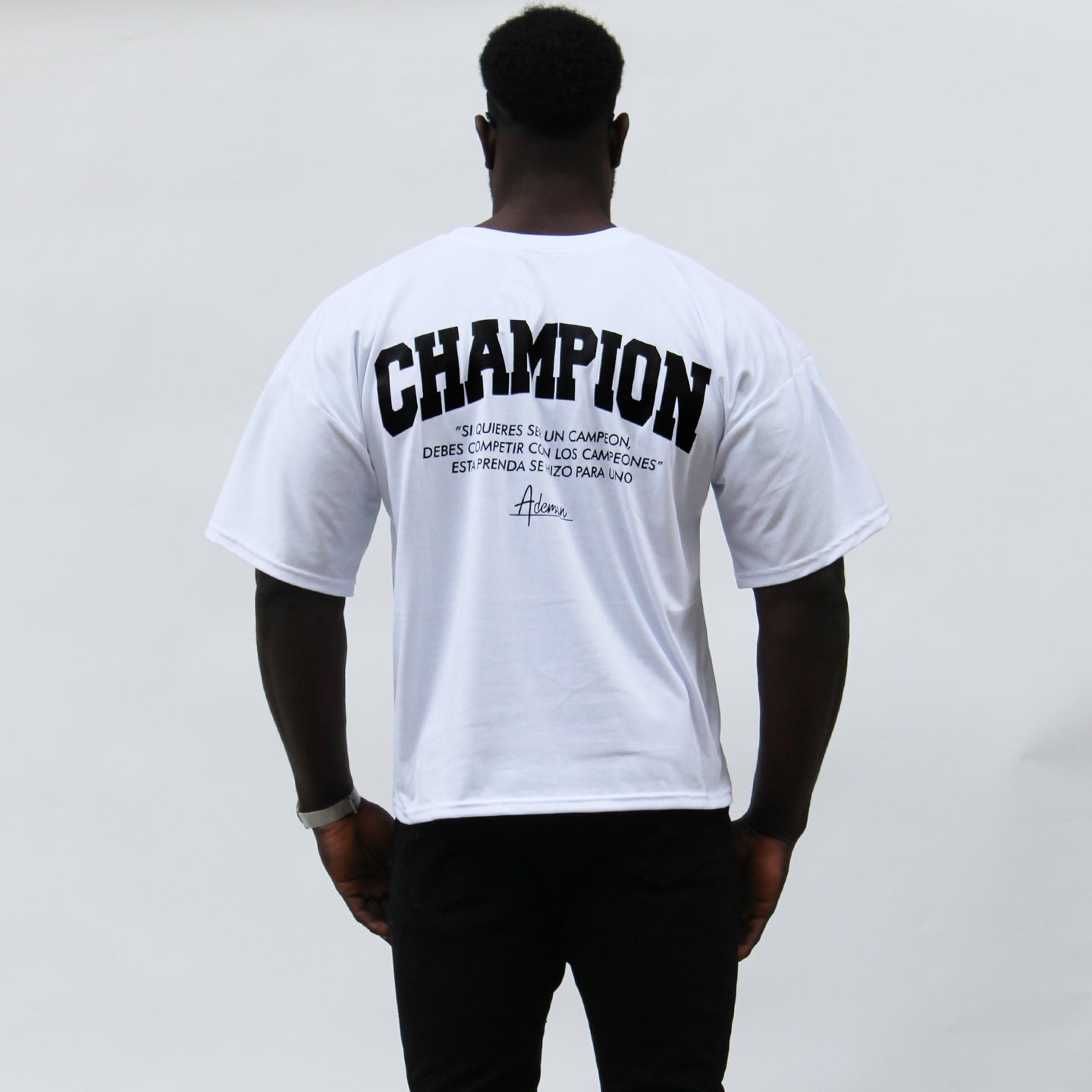 Polera oversize  edition Champion white