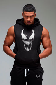 Poleron musculosa canguro Venom Black &nbsp;- Pre venta