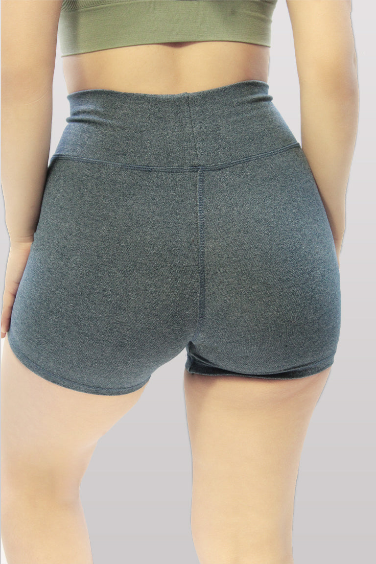 Short Deportivo lycra Algodon mujer Aress azul