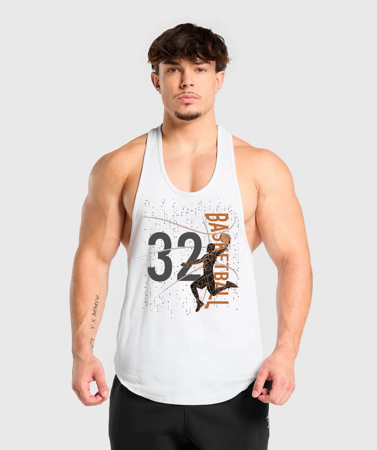 polera musculosa tirante aress 32 Blanco