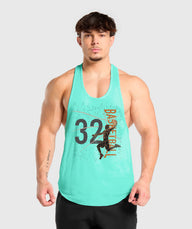 polera musculosa tirante aress 32 verde agua