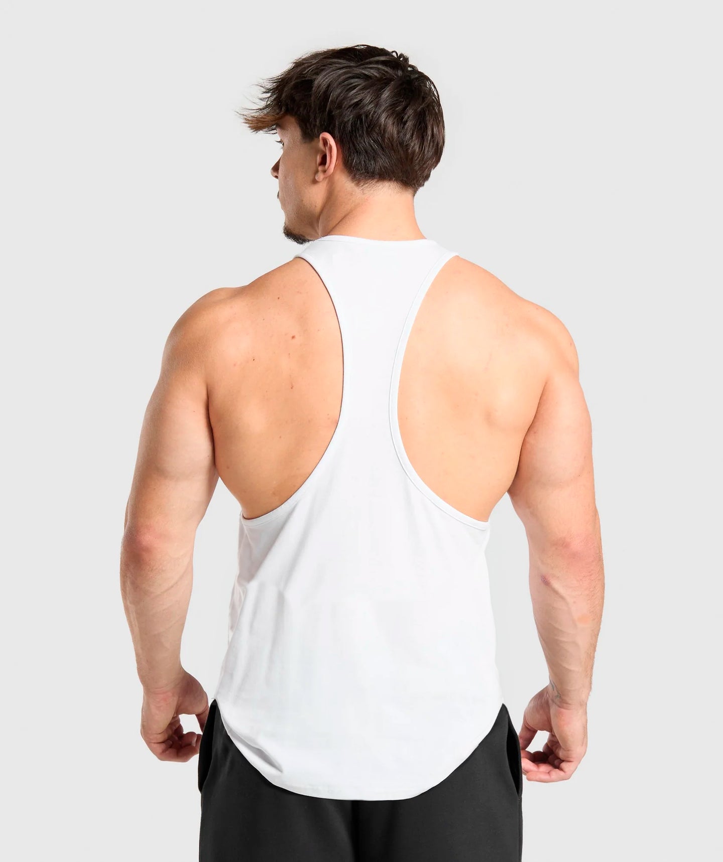 polera musculosa tirante animal blanco