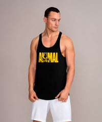 polera musculosa tirante animal negro
