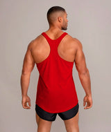 polera musculosa tirante the punisher rojo