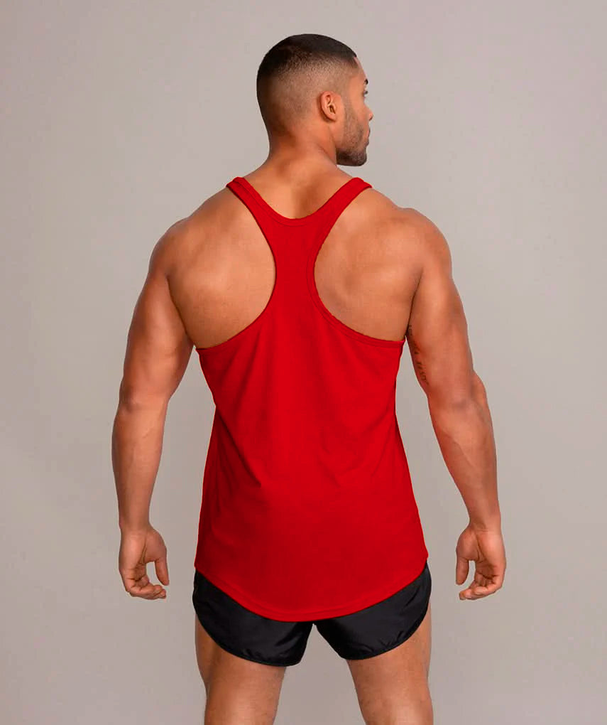 polera musculosa tirante faith rojo