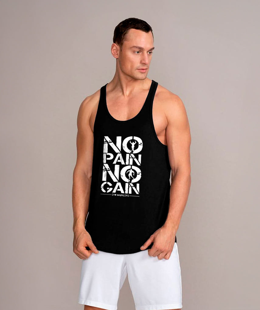 polera musculosa tirante nopain nogain negro
