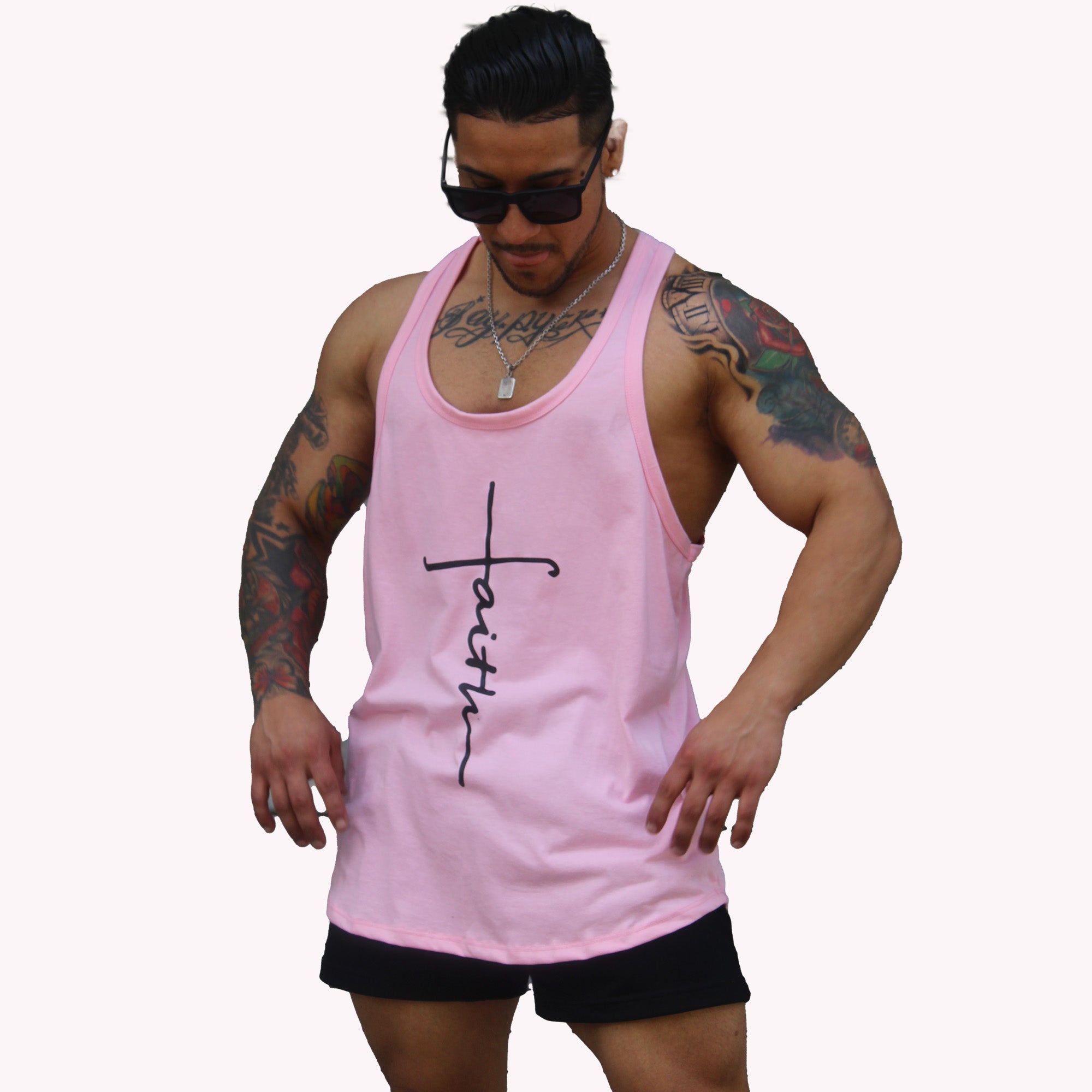 polera musculosa tirante faith palo rosa